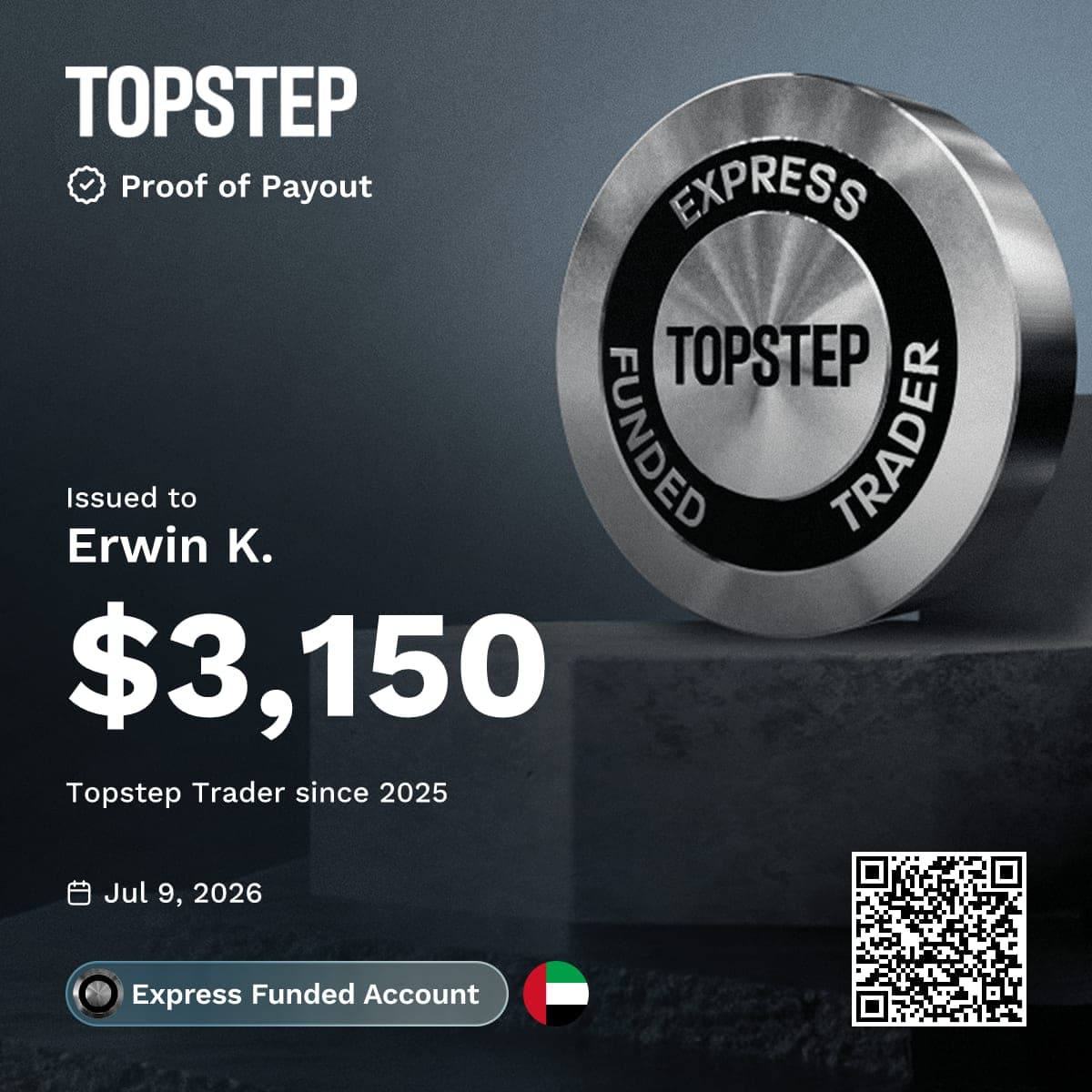 Zertifikat – Topstep
