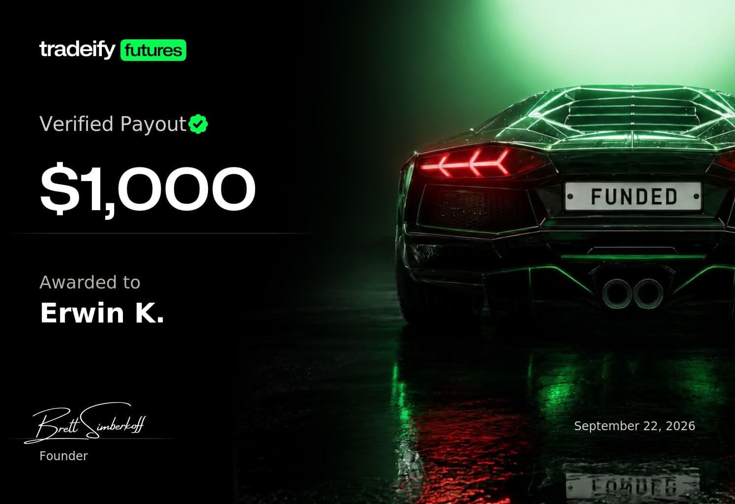Zertifikat – Tradeify